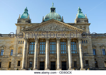 Oberstes Verwaltungsgericht, Leipzig, Sachsen, Deutschland Stockfoto ...