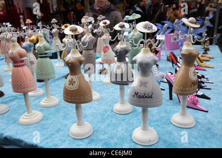 Der Markt von El Rastro, Madrid, Spanien Stockfoto