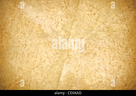 Vintage zerknittertes Papierhintergrund Stockfoto