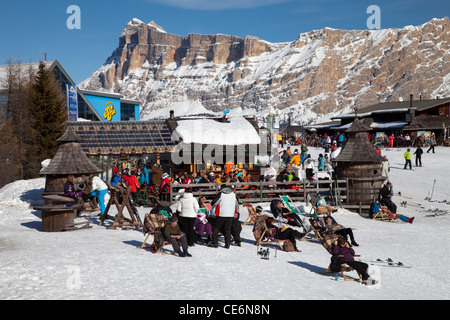 Piz Lajla, 2078m, Naturpark Fanes-Sennes-Prags, Dolomiten, Südtirol, Italien, Europa Stockfoto