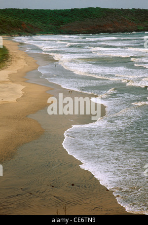 Leerer Strand am bhandarpule Ganpatipule ratnagiri konkan maharashtra indien asien Stockfoto