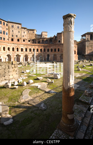 Ruinen des Foro di Traiano, Rom, Italien Stockfoto