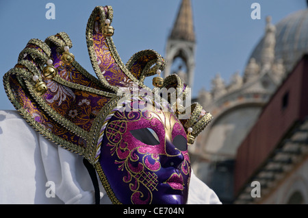 Traditionelle venezianische Maske, Italien Stockfoto