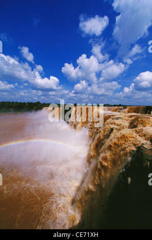 Chitrakote Wasserfälle; Chitrakoot Fälle; Indravati Fluss; Jagdalpur; Bastar Bezirk; indischer Zustand Chhattisgarh; Madhya Pradesh; Indien; Asien Stockfoto