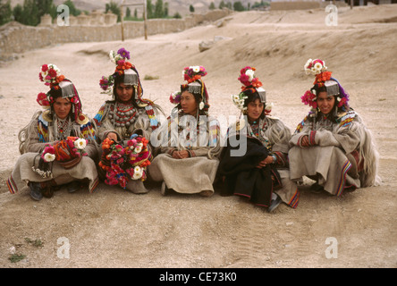 Ladakh Festival Frauen Tänzer; Ladakh; Jammu und Kaschmir; Indien Stockfoto