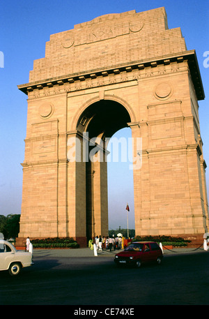 India Gate; delhi; indien; asien Stockfoto