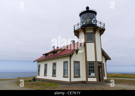 Cabrillo Point Lighthouse. Mendocino County, Kalifornien, USA Stockfoto