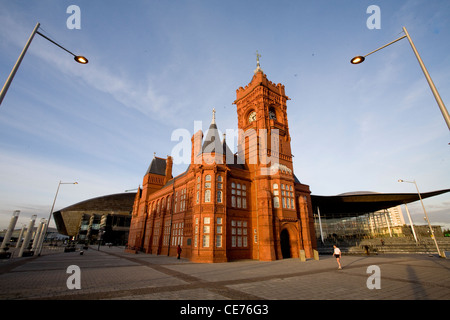 Pierhead Gebäude in Cardiff Bay Stockfoto