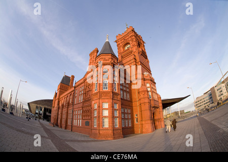 Pierhead Gebäude in Cardiff Bay Stockfoto