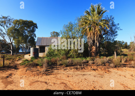 Outback Hotel William Nappers alte Ruinen Stockfoto