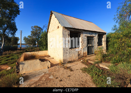 Outback Hotel William Nappers alte Ruinen Stockfoto