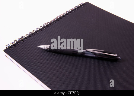 Spiral Note Pad Büro Geschäftstreffen Stockfoto