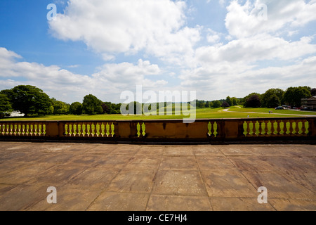 Die Aussicht vom Nostell Priory Wakesfield West Yorkshire UK Stockfoto