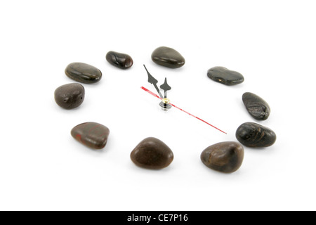 steinerne Zifferblatt, Konzept der Zeit Stockfoto