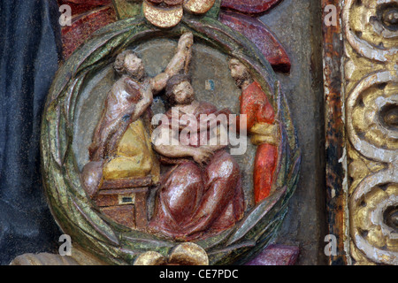 Die Krönung mit Dornen, Geheimnisse des Rosenkranzes Stockfoto