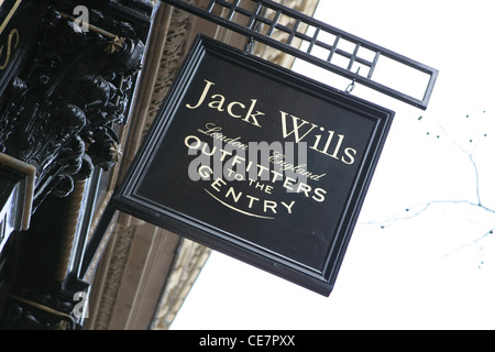 Jack wills Outfitters Birmingham uk speichern Stockfoto