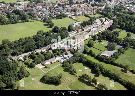 Luftbild der Fulneck Schule nahe Pudsey in Leeds Stockfoto