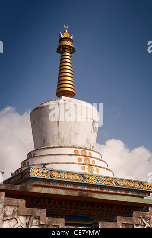 Indien, Arunachal Pradesh, Tawang, Jang, am Straßenrand buddhistischen chorten Stockfoto