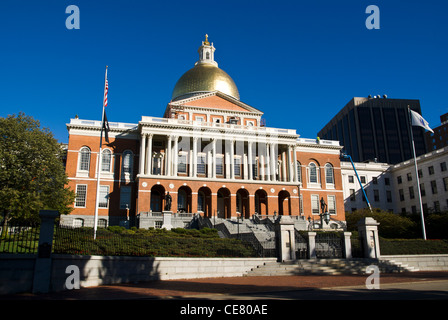 Massachusetts State House, Boston, MA, USA. Stockfoto