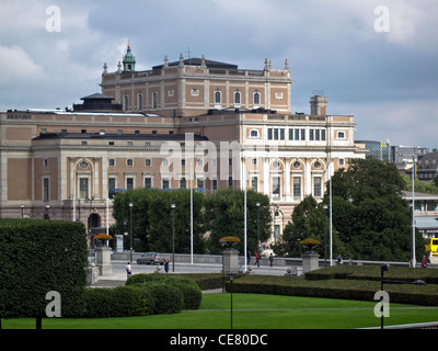 Schwedischen königlichen Palast in Stockholm, Schweden; Europa; Scandinavia Stockfoto