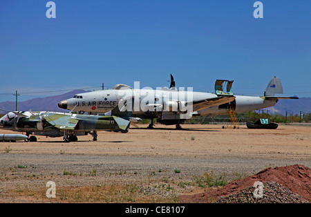 Der Lockheed EC-121 Warning Star der US Air Force Stockfoto