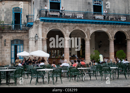 Plaza De La Catedral, Havanna, Kuba Stockfoto