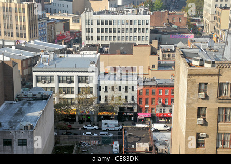 Downtown Brooklyn, New York City, von oben gesehen Stockfoto