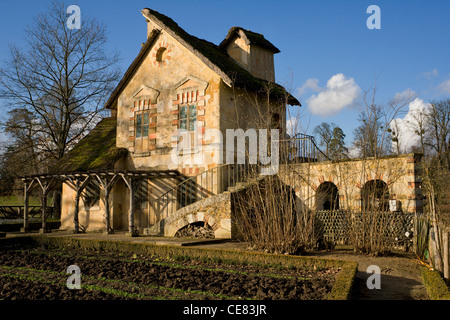 Le Moulin (The Mill), Hameau De La Reine, Chateau de Versailles, Frankreich Stockfoto