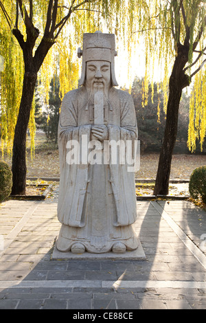 Der Heilige Weg die Ming-Gräber Stockfoto