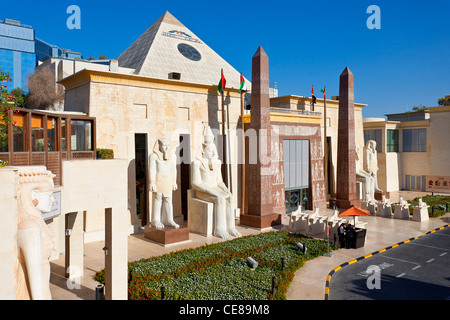 Dubai, ägyptische thematische Wafi City Mall Stockfoto