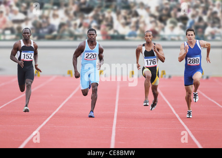 Läufer Rennen Stockfoto