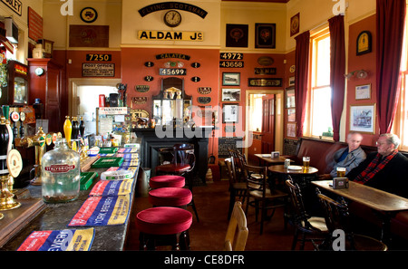 Innere des Stalybridge Bahnhof Buffet Stockfoto