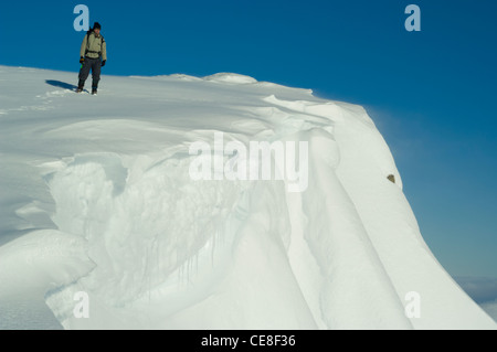 Cairngorm, Gesimse Hillwalker tatenlos auf Ben Macdui (Stob Coire Sputan Dearg, 1249 m) Stockfoto