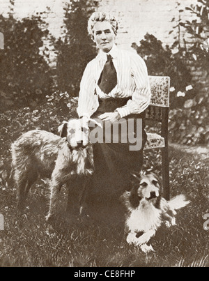 Edith Louisa Cavell, 1865 – 1915. Britische Krankenschwester und Patriot, ausgeführt von den deutschen Stockfoto