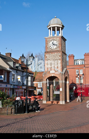 Der Uhrturm, Chesham, Dollar. Stockfoto