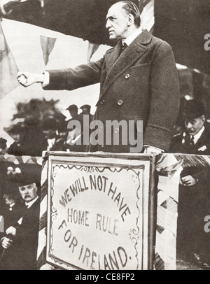 Edward Henry Carson, Baron Carson, 1854-1935, aka Sir Edward Carson oder Herrn Carson. Irischen Rechtsanwalt, Richter und Politiker. Stockfoto