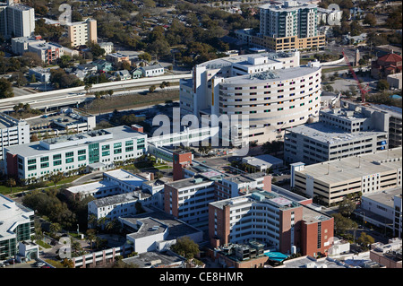 Luftaufnahme James Herz Zentrum St. Petersburg, Florida Stockfoto