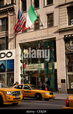 United Colors of Benetton 5th Avenue Store, NYC Stockfoto