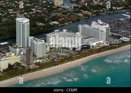 Luftbild von Miami Beach, Florida Stockfoto