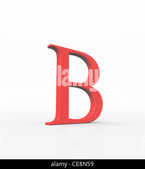 Beta-zweiter Brief griechischen Alphabets im System griechische Ziffern es Wert 2 verwendet, um Variable in Mathematik Physik wo es Stockfoto