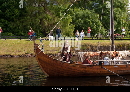 Heimkehr-Veranstaltung auf dem Caledonian Canal Fort William Stockfoto