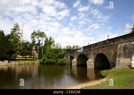 Brücke über die Themse bei Wallingford, Oxfordshire Stockfoto