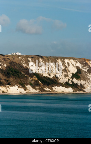 Die weißen Klippen von Dover an der Küste von Kent UK Stockfoto