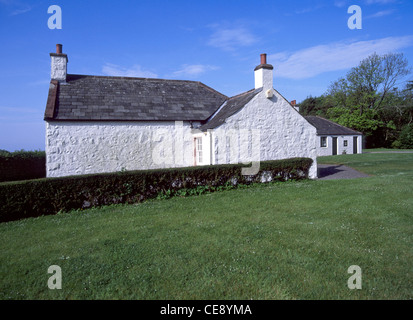 Auf der Arbigland Immobilien Ferienhaus Geburtshaus und Museum von John Paul Jones Helden des Amerikanischen Unabhängigkeitskrieges und Gründer der United States Navy UK Stockfoto