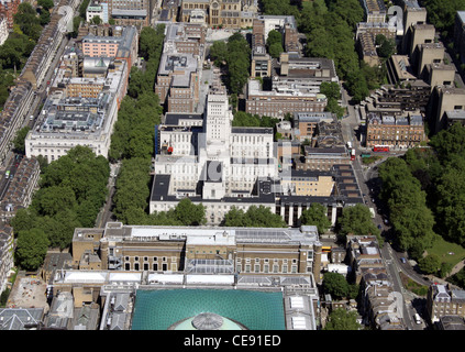 Luftaufnahme der SOAS University of London, Bloomsbury, London WC1 Stockfoto