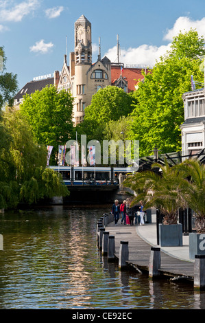 Amsterdamer Kanal. Niederlande. Süd-Holland. Europa Stockfoto