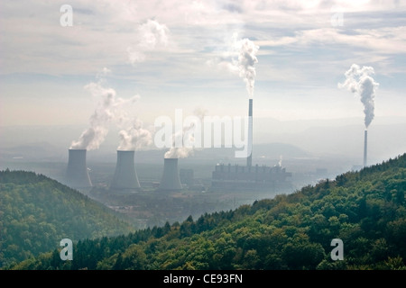 Wärmekraftwerk Stockfoto