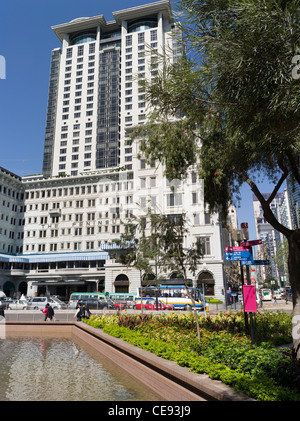 Dh Tsim sha Tsui The Peninsula Hotel Hong Kong Kowloon alte und neue Gebäude Hotels Stockfoto