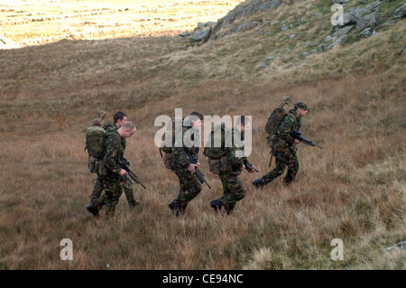 Der Pathfinder Platoon ist Tri-Service, obwohl es fast ausschließlich von Soldaten aus 2 und 3 Bataillone der Fallschirm besetzt ist Stockfoto