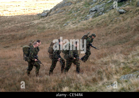 Der Pathfinder Platoon ist Tri-Service, obwohl es fast ausschließlich von Soldaten aus 2 und 3 Bataillone der Fallschirm besetzt ist Stockfoto